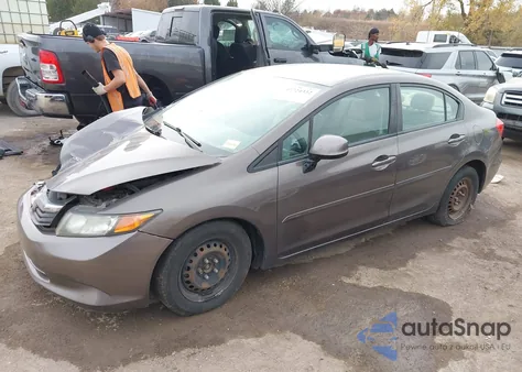 2012 Honda Civic Lx from USA, damaged, VIN 2HGFB2F51CH550120